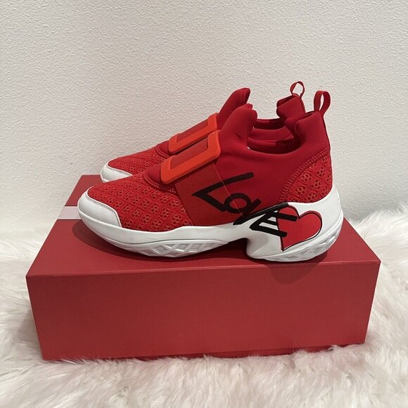 NIB Roger Vivier Viv Run Lovely Buckle Very Skate Technical Fabric Sneaker 39.5 - Picture 7 of 12